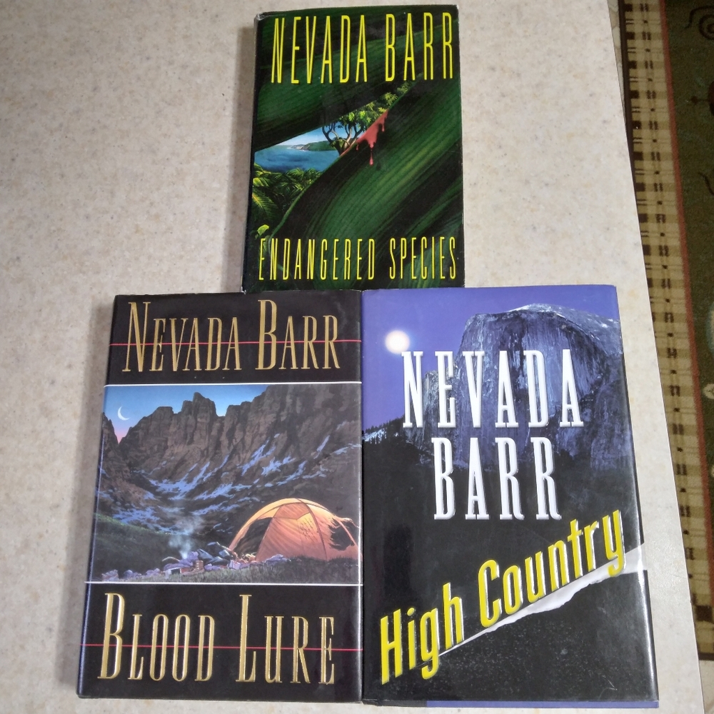 Nevada Barr Books- Novels by Anna Pigeon-3 Hardcover